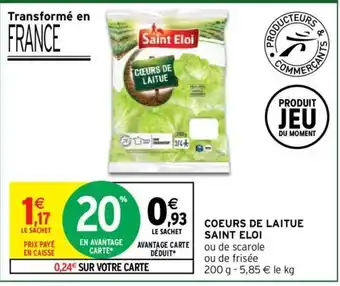 Intermarché Coeurs de laitue saint eloi offre