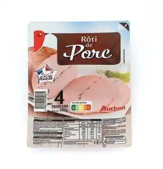 Auchan RÔTI DE PORC SUPÉRIEUR offre