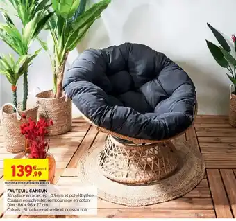 Fauteuil cancun
