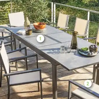 Intermarché Table extensible papillon 180/240 Cm Hestia offre