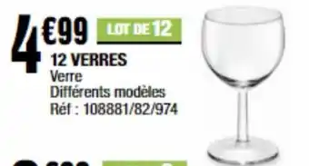 La Foir'Fouille 12 Verres offre