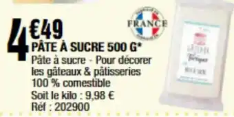 La Foir'Fouille Pâte à sucre 500g offre