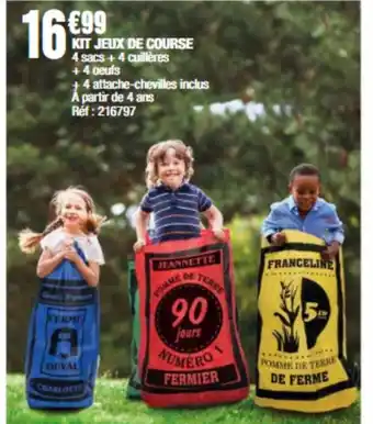 La Foir'Fouille Kit jeux de course offre