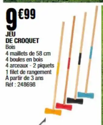 La Foir'Fouille Jeu de croquet offre