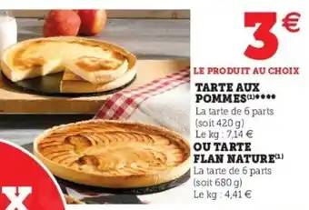 Super U Tarte aux pommes offre
