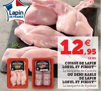 Cuisse de lapin loeul et piriot