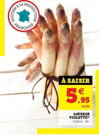 Super U Asperge violette offre