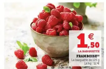 Super U Framboise offre