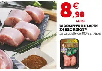 Ribot gigolette de lapin x4 bbc