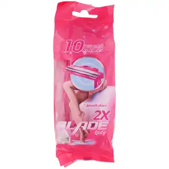 Action Laser ii rasoirs jetables lady offre