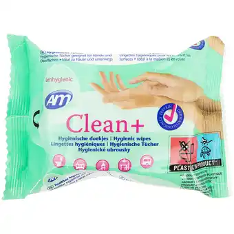 Action Lingettes hygiéniques clean+ offre