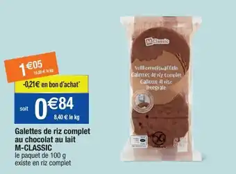 Migros Galettes de riz offre