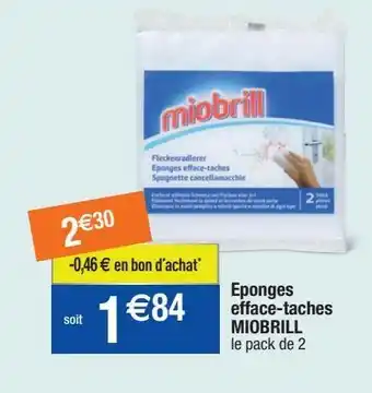 Migros Éponge offre