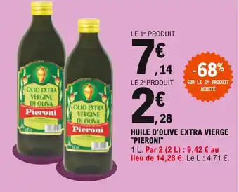 E.Leclerc Pieroni huile d'olive extra vierge offre