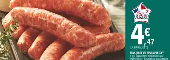 E.Leclerc Saucisses de toulouse x8 offre
