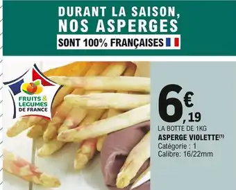 E.Leclerc Asperge violette offre