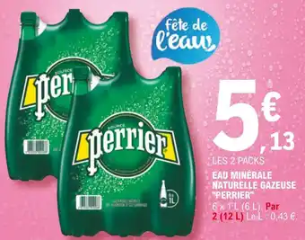 E.Leclerc Perrier eau minérale naturelle gazeuse offre