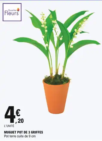 E.Leclerc Muguet pot de 3 griffes offre