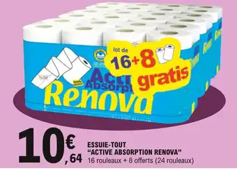 E.Leclerc Renova essuie-tout active absorption offre