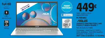 E.Leclerc Asus pc portable offre