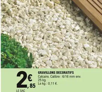 E.Leclerc Gravillons decoratifs offre
