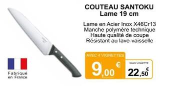 E.Leclerc Couteau santoku offre