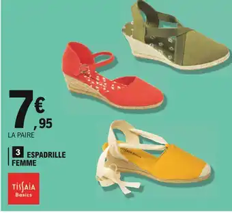 E.Leclerc Espadrille femme offre