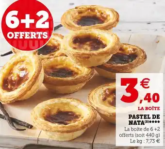 Super U Pastel de nata offre