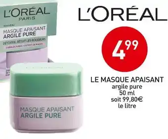 L'oréal le masque apaisant