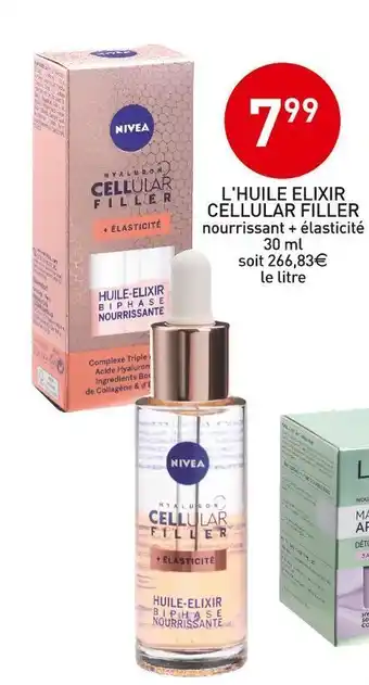 Stokomani Nivea l'huile elixir cellular filler offre