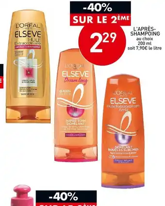 Stokomani Elsève l'après- shampoing offre
