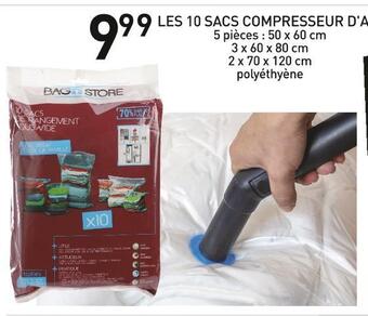 Stokomani Les 10 sacs compresseur d'air offre