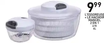 Stokomani L'essoreuse + le hachoir manuel 2 en 1 à fil 4l offre