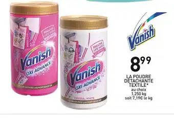 Stokomani Vanish la poudre détachante textile* offre