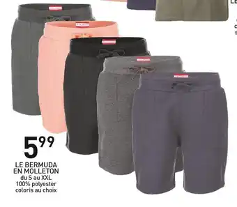 Stokomani Le bermuda en molleton offre