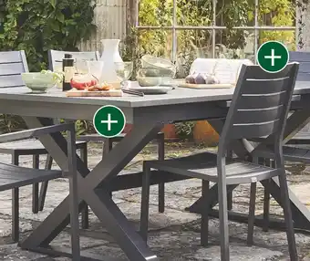 Gamm vert Ecloz chaise "cap ferret" et table "margaux" offre