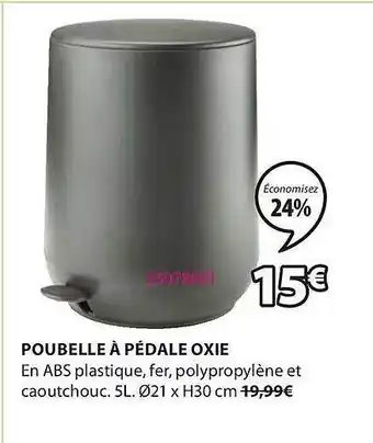 JYSK Poubelle à Pédale Oxie offre