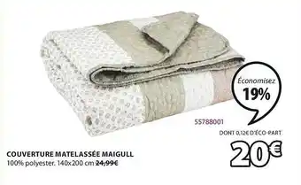 JYSK Couverture Matelassée Maigull offre