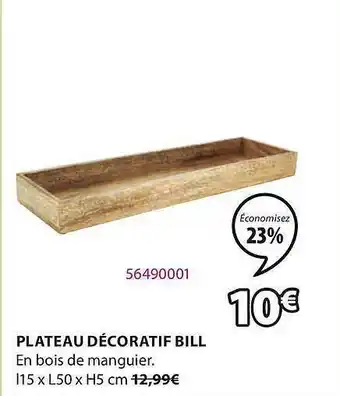 JYSK Plateau Décoratif Bill offre