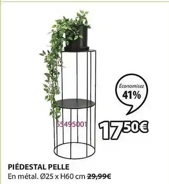 JYSK Piédestal Pelle offre