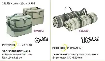 Sac Isotherme Svala, Couverture De Pique-nique Spurv