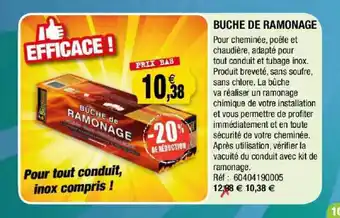 Outiror Buche De Ramonage offre
