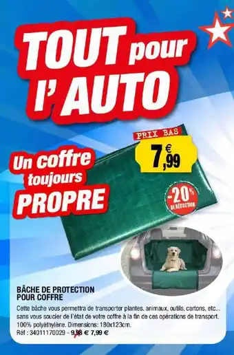 Outiror Bâche De Protection Pour Coffre offre