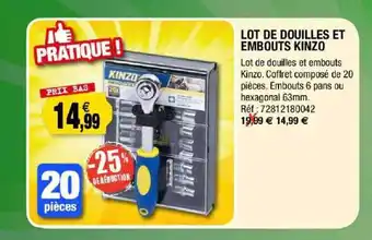 Lot De Douilles Et Embouts Kinzo
