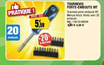 Tournevis Porte-embouts Mt