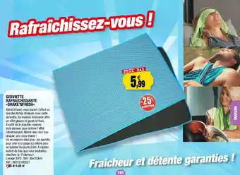 Serviette Rafraichissante