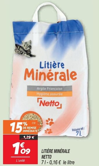 Netto Litière minérale netto offre