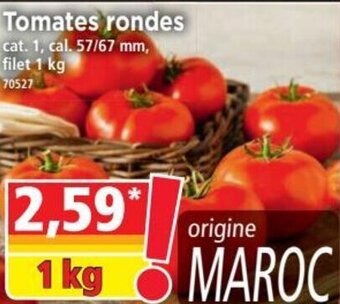Norma Tomates rondes offre