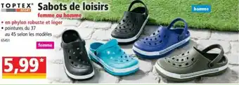 Norma Sabots de loisirs offre
