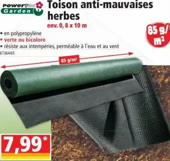Norma Toison anti-mauvaises herbes offre
